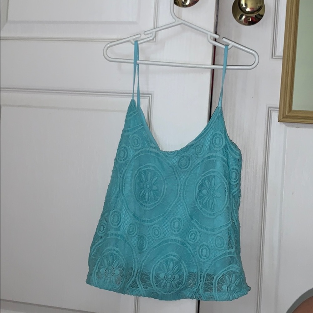 Blue tank top